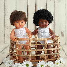 Load image into Gallery viewer, Miniland Caucasian Brunette Boy Doll
