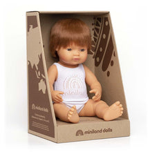 Load image into Gallery viewer, Miniland Caucasian Red Hair  Boy Doll
