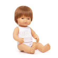 Load image into Gallery viewer, Miniland Caucasian Red Hair  Boy Doll
