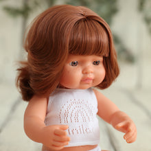 Load image into Gallery viewer, Miniland Caucasian Red Hair Girl Doll
