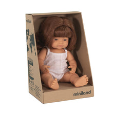 Load image into Gallery viewer, Miniland Caucasian Red Hair Girl Doll
