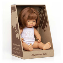 Load image into Gallery viewer, Miniland Caucasian Red Hair Girl Doll
