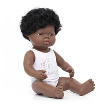 Load image into Gallery viewer, Miniland African Boy Doll
