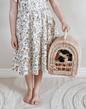 Load image into Gallery viewer, Nina Wicker Toy Pet Carrier
