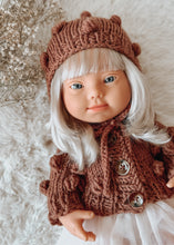 Load image into Gallery viewer, Miniland Caucasian Blond Girl Doll with Down Syndrome
