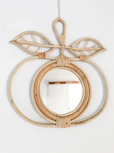 Load image into Gallery viewer, Poma Apple Rattan Mirror
