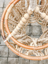 Load image into Gallery viewer, Natural Wooden Beads &amp; Rattan Pendant Lampshade
