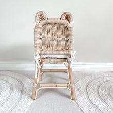 Load image into Gallery viewer, Baba Bear Doll Rattan High Chair
