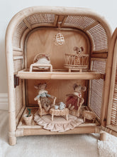 Load image into Gallery viewer, Bubu Bear Doll Rattan Cabinet
