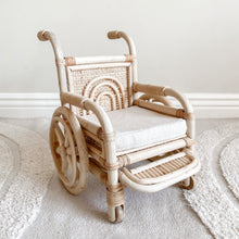 Load image into Gallery viewer, Harvey Doll Rattan Wheelchair
